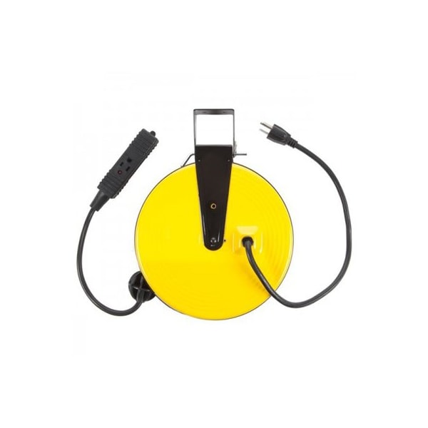 Bayco SJT Extension Cord Reel, 16 AWG, Outdoor, 16/3, 3 Outlets, Black, 30 ft BYSL-800 - main